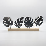 Blätter Monstera2 Stahl