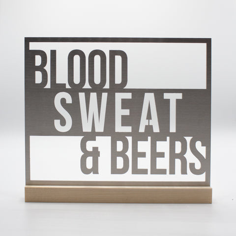 Blood Sweat Beers Edelstahl