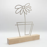 Blume Lineart Edelstahl