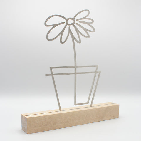 Blume Lineart Edelstahl