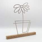 Blume Lineart Edelstahl