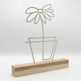Blume Lineart Edelstahl