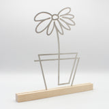 Blume Lineart Edelstahl