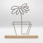 Blume Lineart Edelstahl