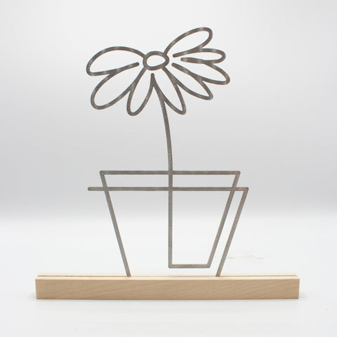 Blume Lineart Edelstahl