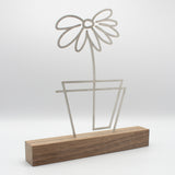 Blume Lineart Edelstahl