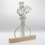 Blumenvase Edelstahl