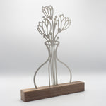 Blumenvase Edelstahl