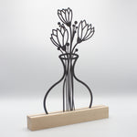 Blumenvase Stahl