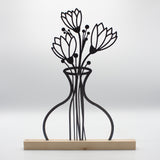 Blumenvase Stahl