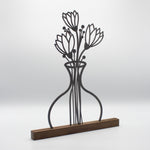 Blumenvase Stahl