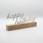 Happy Birthday 2 Edelstahl