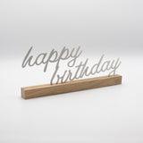 Happy Birthday 2 Edelstahl