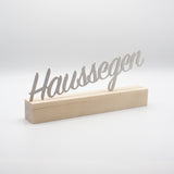 Haussegen Edelstahl