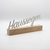Haussegen Edelstahl