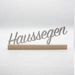 Haussegen Edelstahl