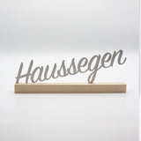 Haussegen Edelstahl