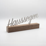 Haussegen Edelstahl
