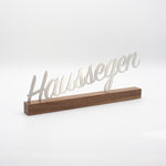 Haussegen Edelstahl