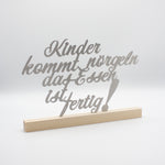 Kinder kommt nörgeln Edelstahl