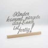 Kinder kommt nörgeln Edelstahl