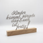 Kinder kommt nörgeln Edelstahl
