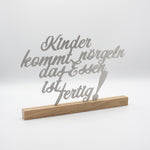 Kinder kommt nörgeln Edelstahl