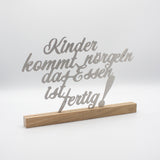 Kinder kommt nörgeln Edelstahl