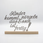 Kinder kommt nörgeln Edelstahl