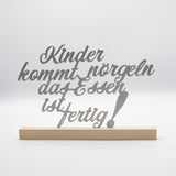 Kinder kommt nörgeln Edelstahl