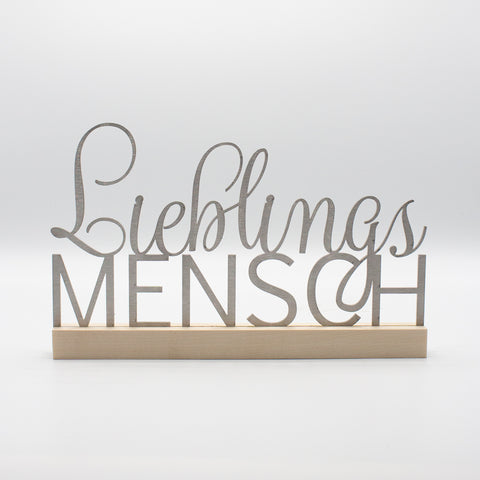 Lieblingsmensch Edelstahl
