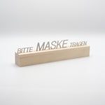 Maske tragen Edelstahl