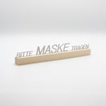 Maske tragen Edelstahl