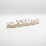 Maske tragen Edelstahl