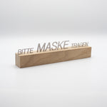 Maske tragen Edelstahl