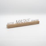 Maske tragen Edelstahl