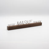 Maske tragen Edelstahl