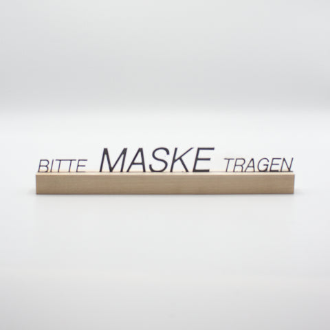 Maske tragen Stahl