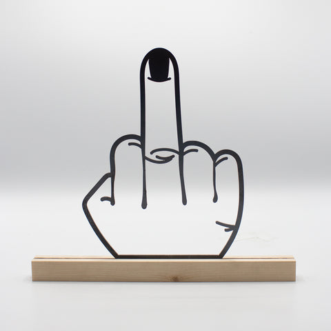 Mittelfinger Stahl
