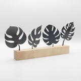 Blätter Monstera2 Stahl