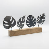 Blätter Monstera2 Stahl