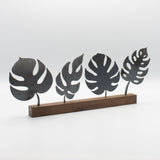Blätter Monstera2 Stahl